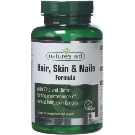 Natures Aid Hair Skin and Nails Formula 90 Tablets