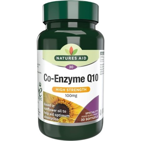 Natures Aid Co-Q-10 100mg 30 Capsules