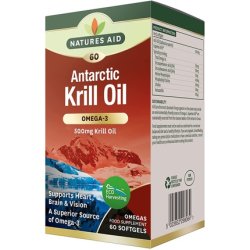 Natures Aid 500mg Krill Oil Capsules 60 Capsules