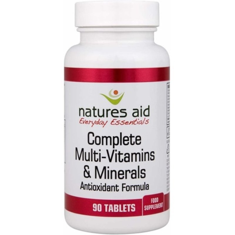 Natures Aid MultiVitamins & Minerals 90 Tablets - Pack of 2