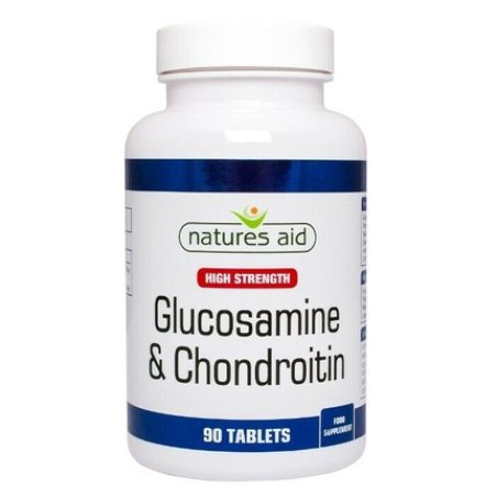 Natures Aid Glucosamine Sulphate 500mg & Chondroitin 400mg 90 Tablets