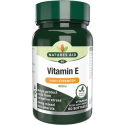 Natures Aid Vitamin E 400iu 60 Capsule