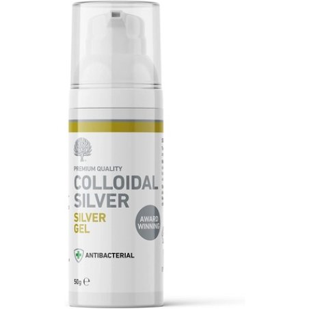 Nature's Greatest Secret Antibacterial Multi-Purpose Gel with 98% Premium Quality Colloidal Silver 50g Coconut 50ml