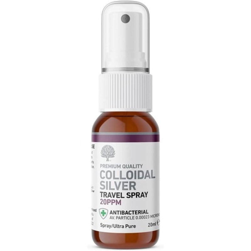 Natures Greatest Secret Premium Quality Colloidal Silver Travel Spray 20ml