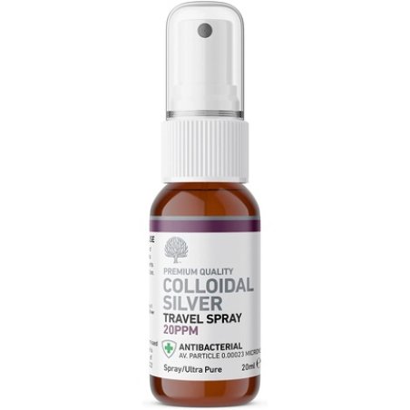 Natures Greatest Secret Premium Quality Colloidal Silver Travel Spray 20ml