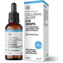 Nature's Greatest Secret Colloidal Silver All Natural Eye Drops With Euphrasia And Msm 30ml