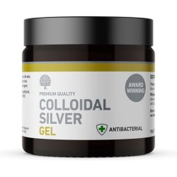 Nature's Greatest Secret Antibacterial Multi-Purpose Gel with 98% Colloidal Silver 100g Coconut 100ml