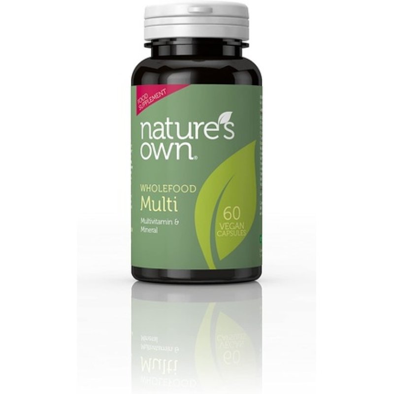 Nature's Own Wholefood Multivitamin and Mineral Vegan Capsules 60 Capsules