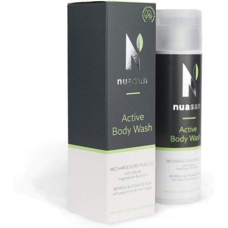 Nuasan Active Natural Body Wash Enriched With Arnica And Magnesium For Sore And Tired Muscles Vegan Crueltyfree
