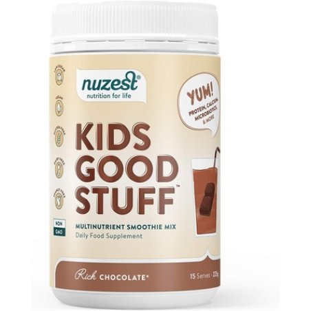 Nuzest Kids Good Stuff Vegan Smoothie Mix Rich Chocolate 225g