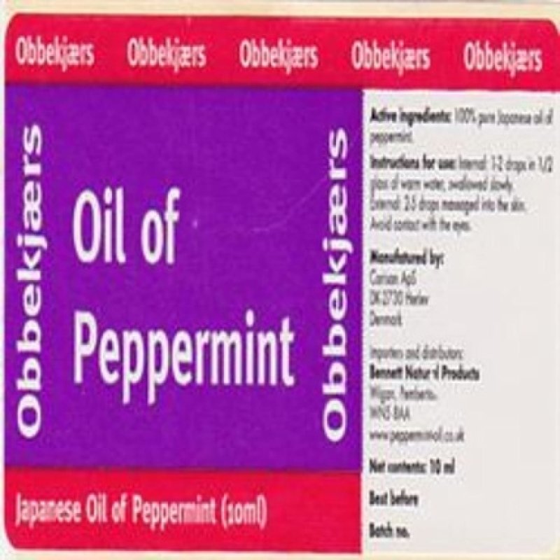 Obbekjaers Japanese Peppermint Oil 10ml