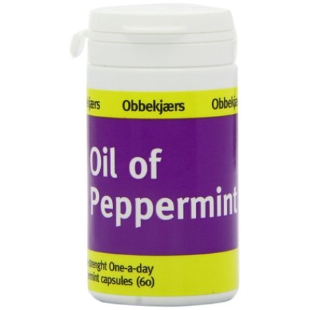Obbekjaers Extra Strength Peppermint Oil OAD 60 Capsules