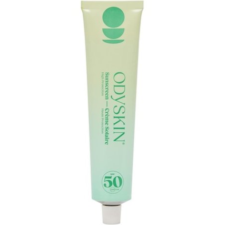 Odyskin Sun Cream SPF 50 75ml Cosmos Organic Vegan Certified 99.1% Natural Ingredients Water-Resistant Made in France