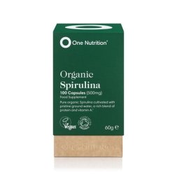 One Nutrition Organic Spirulina 500mg 100 Pieces