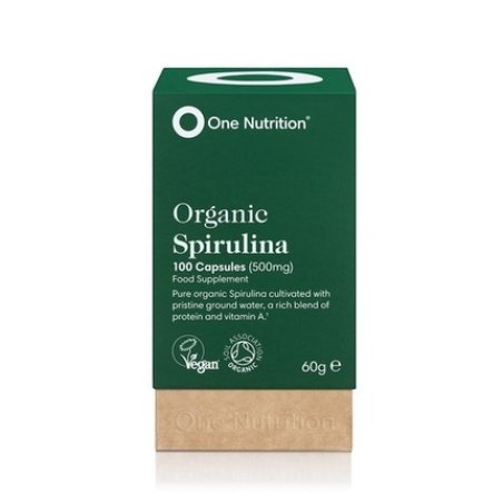 One Nutrition Organic Spirulina 500mg 100 Pieces