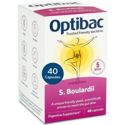 Optibac Probiotics Saccharomyces Boulardii - Vegan Scientifically Proven