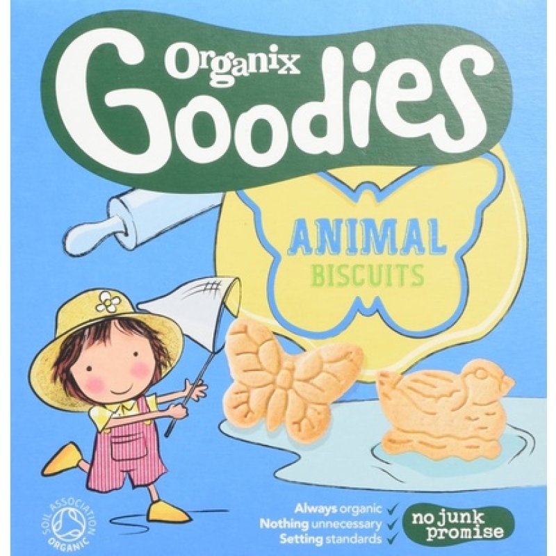 Organix Goodies Organic Animal Biscuits for 12 Months 100g