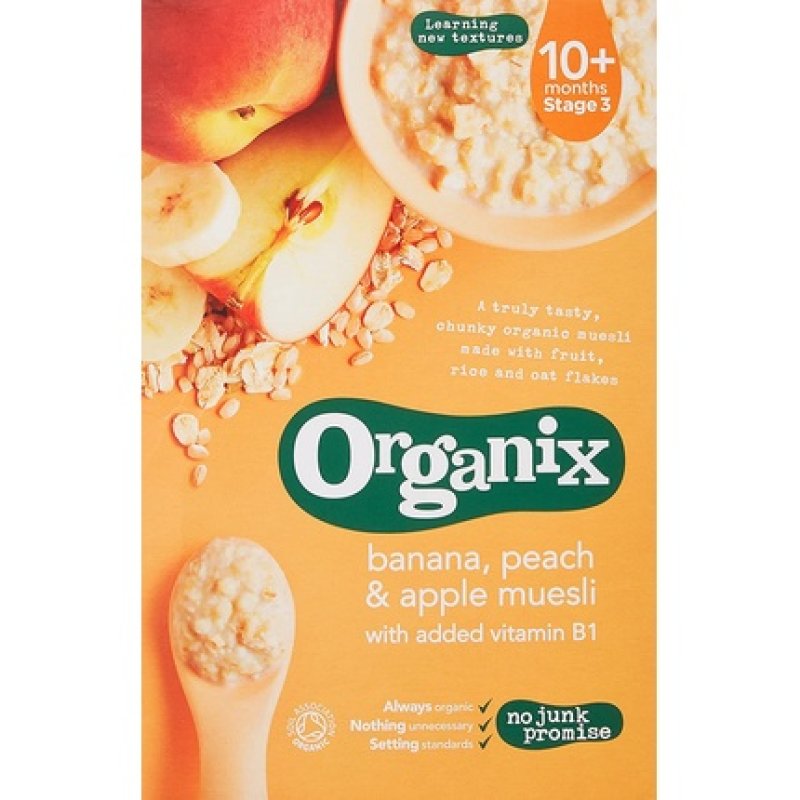 Organix Banana, Peach & Apple Muesli