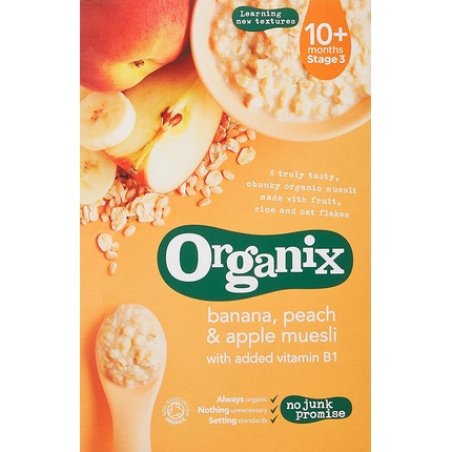 Organix Banana, Peach & Apple Muesli
