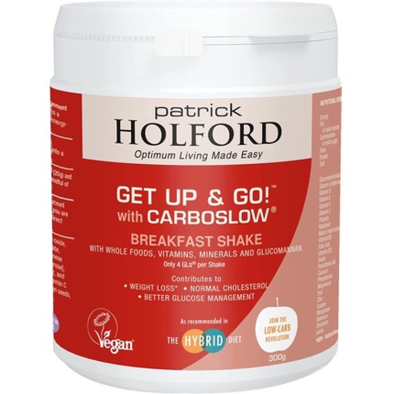 Patrick Holford Get Up and Go! Breakfast Shake with Whole Foods, Vitamins and Minerals