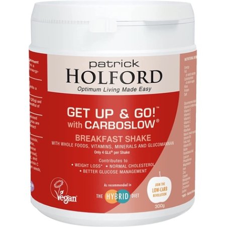Patrick Holford Get Up and Go! Breakfast Shake with Whole Foods, Vitamins and Minerals