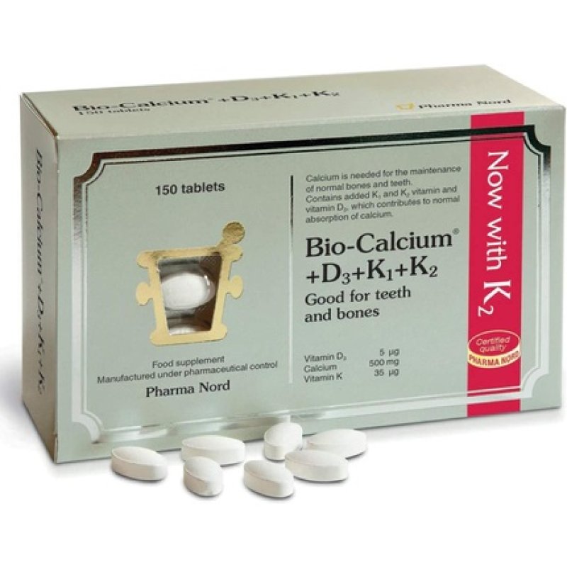 Pharma Nord Bio Calcium D3 K1 K2 150 Tablets