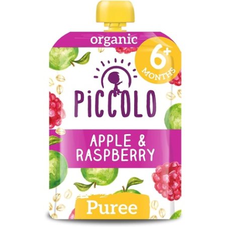 Piccolo Organic Apple & Raspberry Puree, 100g