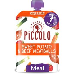 Piccolo Organic Sweet Potato & Beef Meatballs, 130g