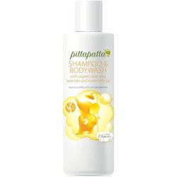 pittapatta by Simply Gentle Organic Natural Shampoo and Body Wash with Calming Lavender, Chamomile and Aloe Vera 250ml