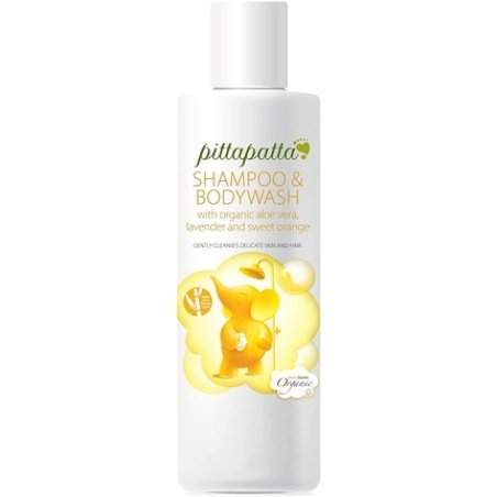 pittapatta by Simply Gentle Organic Natural Shampoo and Body Wash with Calming Lavender, Chamomile and Aloe Vera 250ml