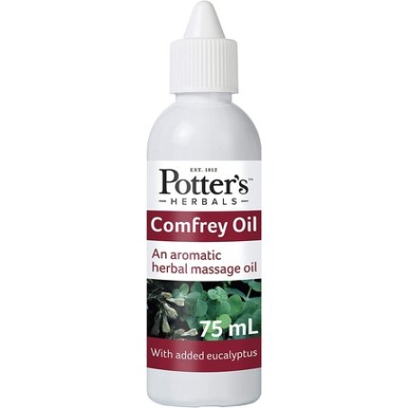 Potters Herbal Supplies Comfrey Oil with Eucalyptus 200g
