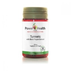 Power Health Turmeric 500mg with Black Pepper Extract 30 Capsules