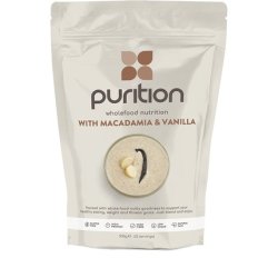 Purition Low Carb Macadamia & Vanilla Natural Gluten Free Protein Powder 12 Servings