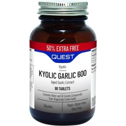 Quest Kyolic Garlic 600mg 90 Tablets 90 Count Pack Of 1