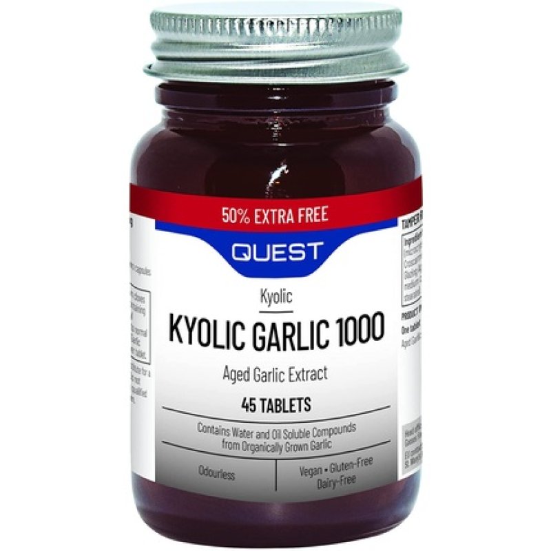Quest Kyolic Garlic 1000mg - 45 Tablets 45 Count Pack Of 1