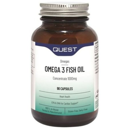 Quest Vitamins Omega 3 Fish Oil Caps 90 F601557