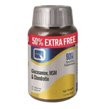 Quest Vitamin Glucosamine & MSM & Chondroitin Tabs 90