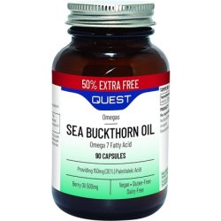 Quest Sea Buckthorn Oil Omega 7 90 Capsules