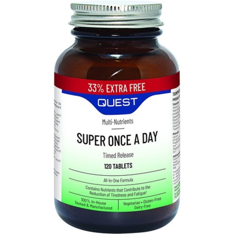 Quest Super Once A Day Timed Release 120 Tablets