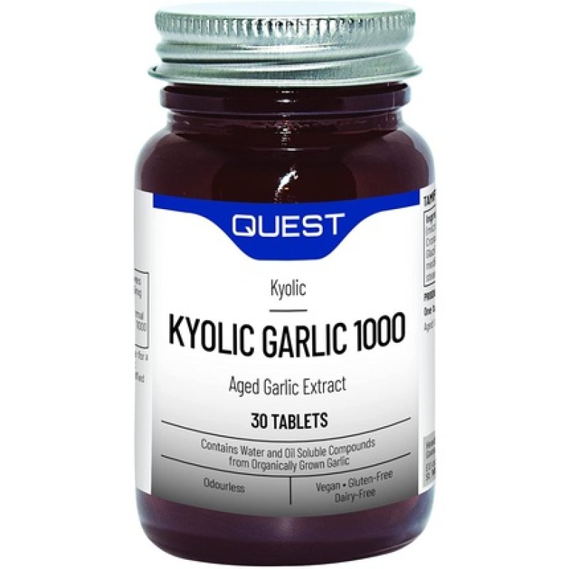 Quest 1000mg Kyolic Garlic Premium - Pack Of 30 Tablets