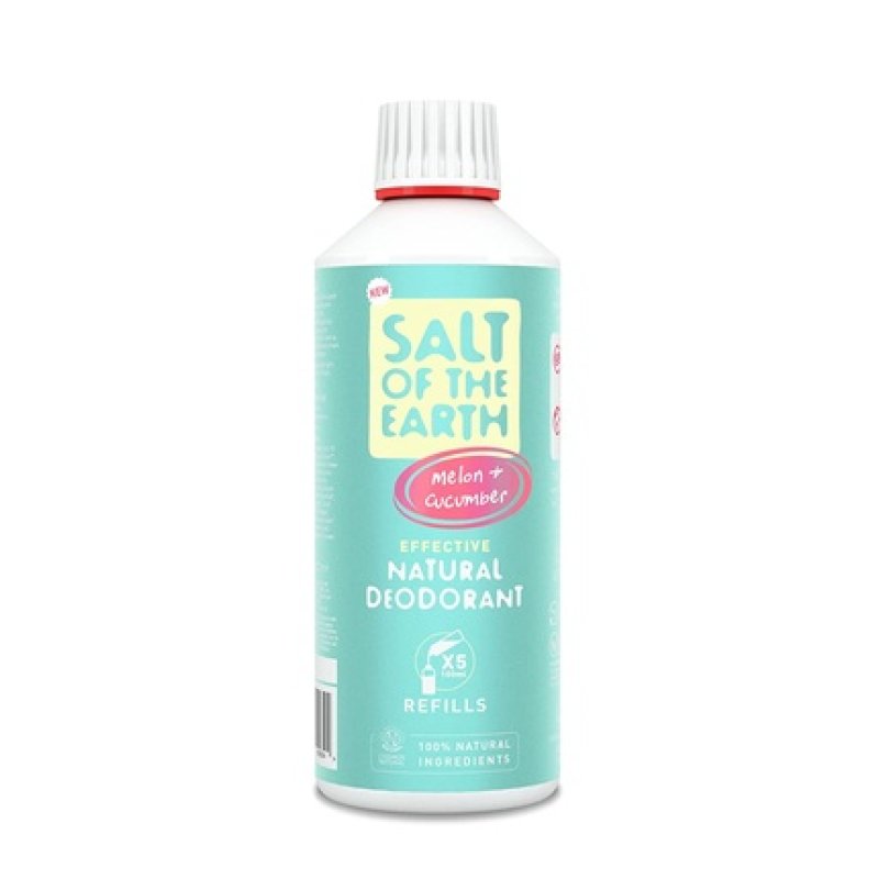 Salt Of The Earth Natural Deodorant Refill Spray Melon & Cucumber 500ml