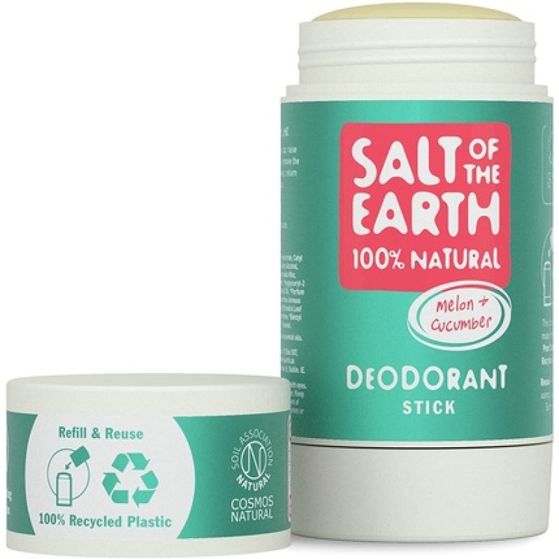 Melon & Cucumber Natural Deodorant Stick 84g - Refillable