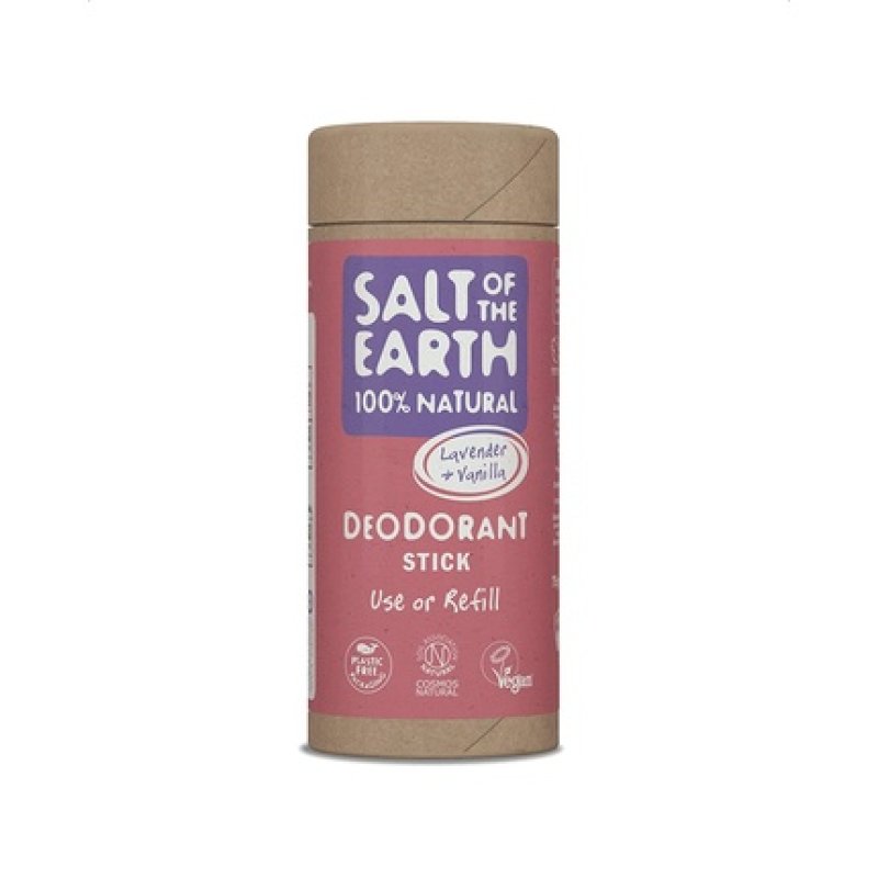 Salt of the Earth Natural Deodorant Stick Refill Lavender & Vanilla 75g - Leaping Bunny Approved