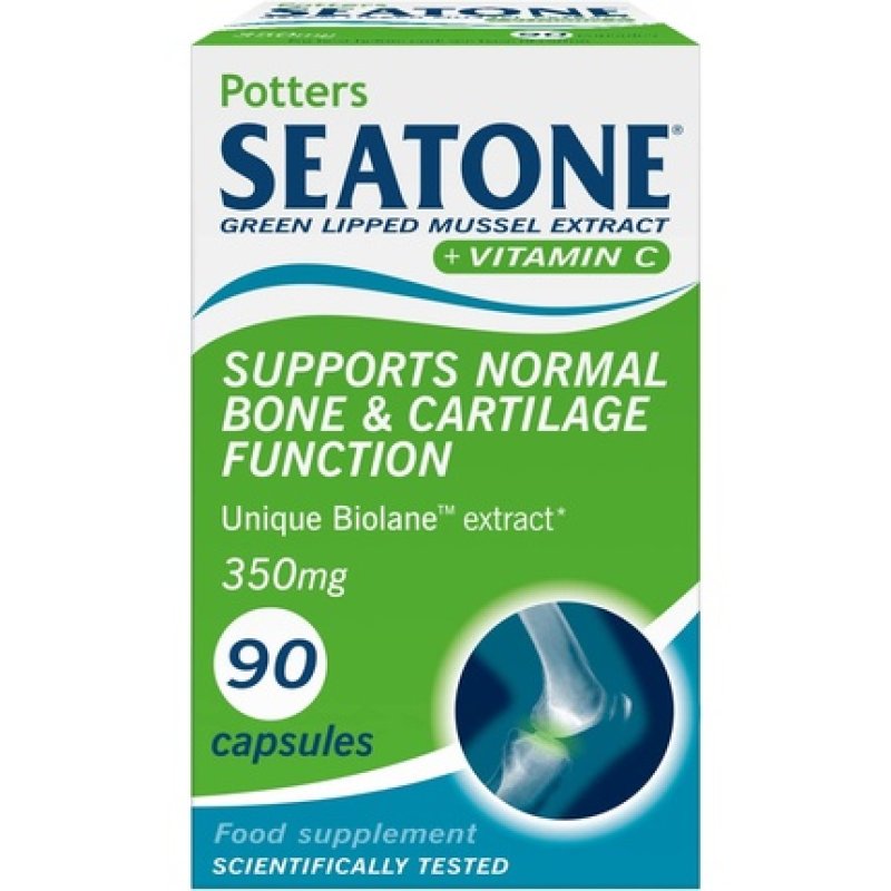 Potter's Herbals Seatone Super Strength Green Lipped Mussel Extract for Joint Mobility