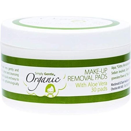 Simply Gentle Organic Cotton Facial Cleansing 30 Count
