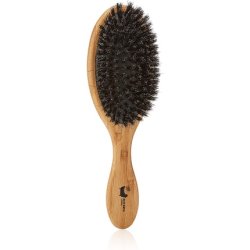 Eco Bath London Bamboo Hair Brush with Boar Bristles for Women, Men, and Kids - Natural Soft Bristles for Scalp Massage