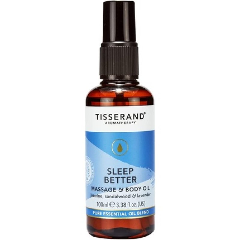 Tisserand Aromatherapy Sleep Better Massage Oil Lavender Jasmine Sandalwood Essential Oils 100% Natural Pure Essential