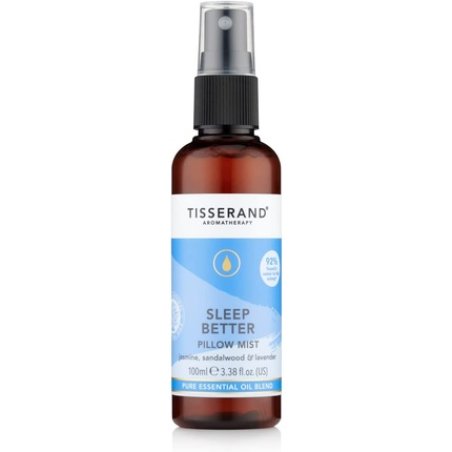Tisserand Aromatherapy Sleep Better Pillow Mist Sleep Spray Lavender Jasmine Sandalwood Essential Oils 100ml