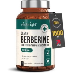 Berberine HCl 100% Natural 98% Pure High Strength 1500mg