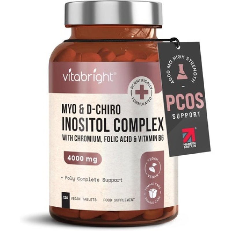 Myo Inositol D Chiro Inositol Tablets for Hormone Balance in Women